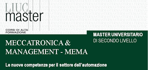 Master in Meccatronica Master Meccatronica