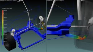 vehicle-suspension-curb-impact-analysis-with-mbd-fea-co-simulation-between-adams-marc