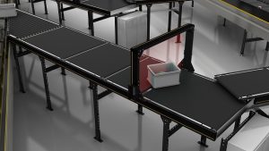 Interroll Interroll crossbelt sorter