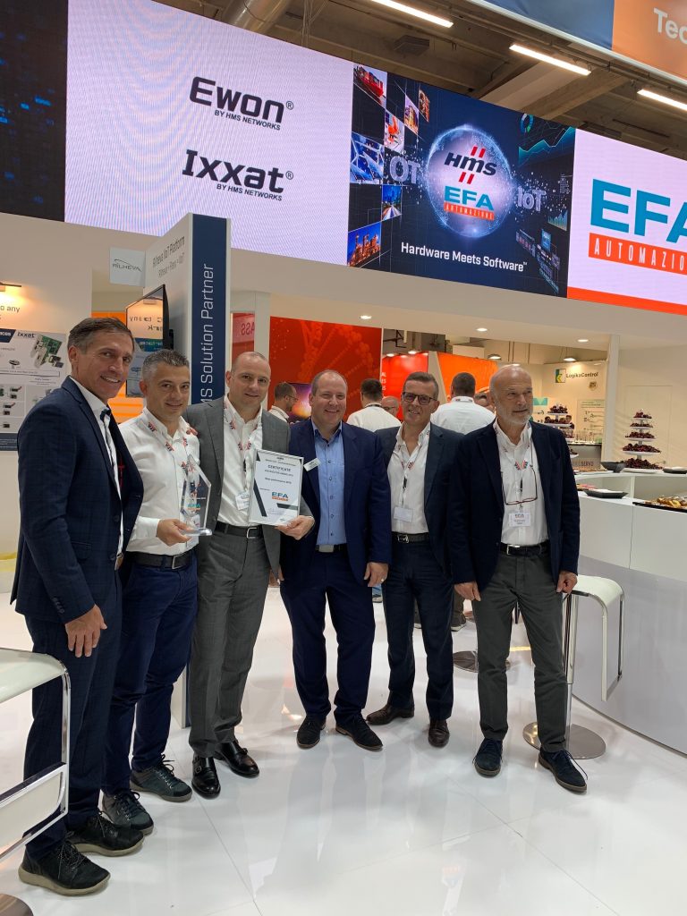 HMS Networks: EFA Automazione miglior distributore 2018