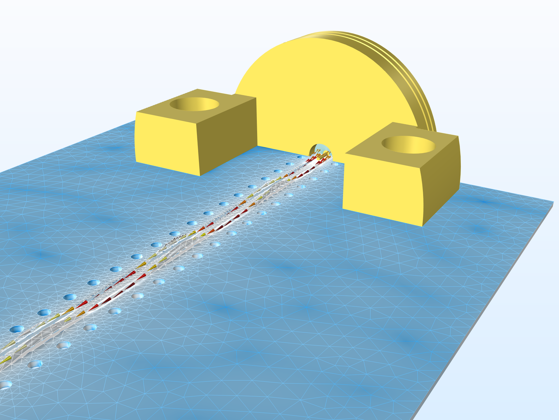 Initiating connection. Coplanar waveguide HFSS. Grounded coplanar waveguide. Radial waveguide. COMSOL пьезодвигатель.