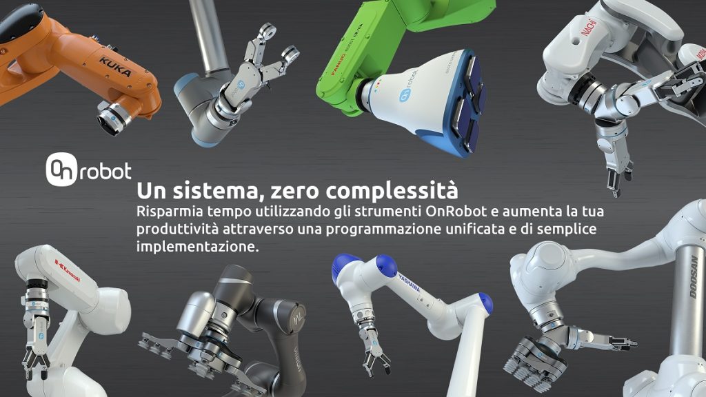 I robot collaborano con la soluzione OnRobot one-system