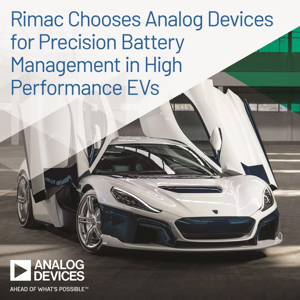 Rimac sceglie il battery management system di Analog Devices