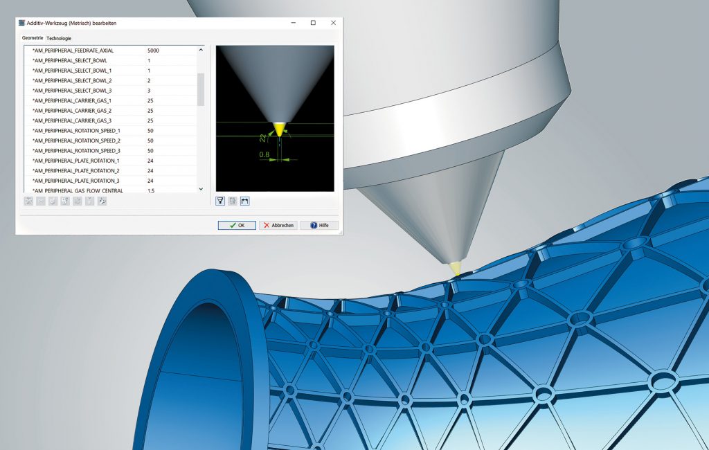 hyperMILL presenta la nuova funzione CAM per stampa 3D