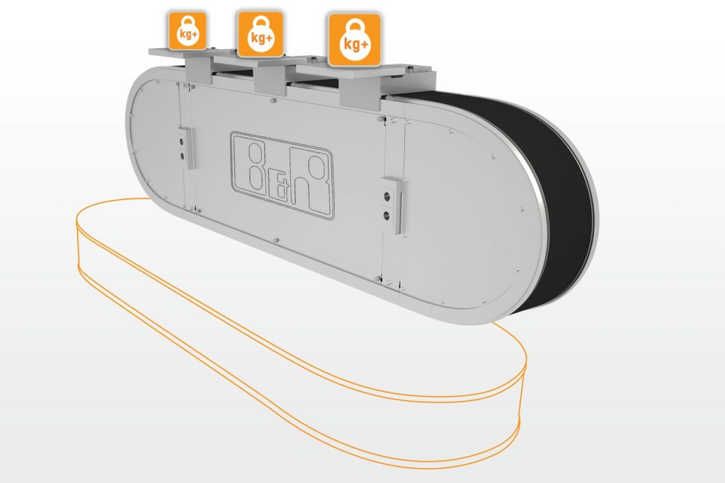 Sistema SuperTrak in verticale per massimizzare il payload